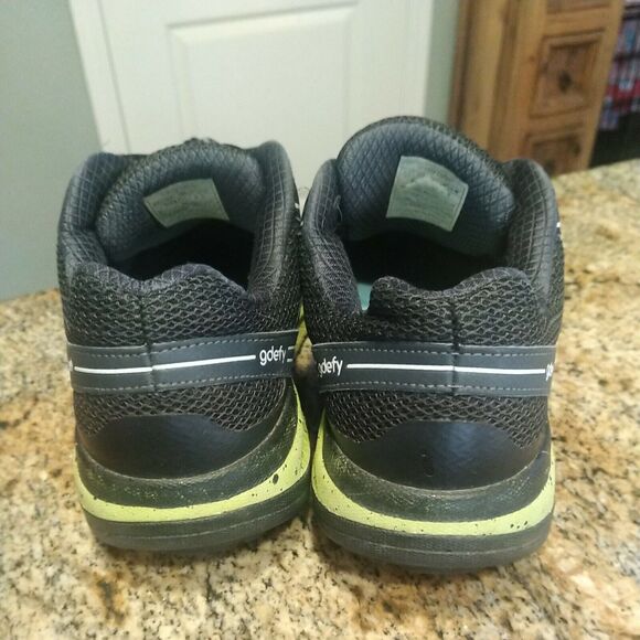 Gdefy Gravity Defyer Mighty Walk Shoes Women Black Neon Green SZ 8.5 - Picture 4 of 12
